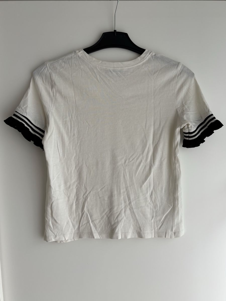 Zara T-shirt: Tshirt mit Rüschen – Usato da Winterthur venduto da leimaj 3