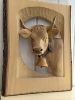 Wunderschöne Holzkuh von Zaugg+Salvisberg, Schnitzerei AG