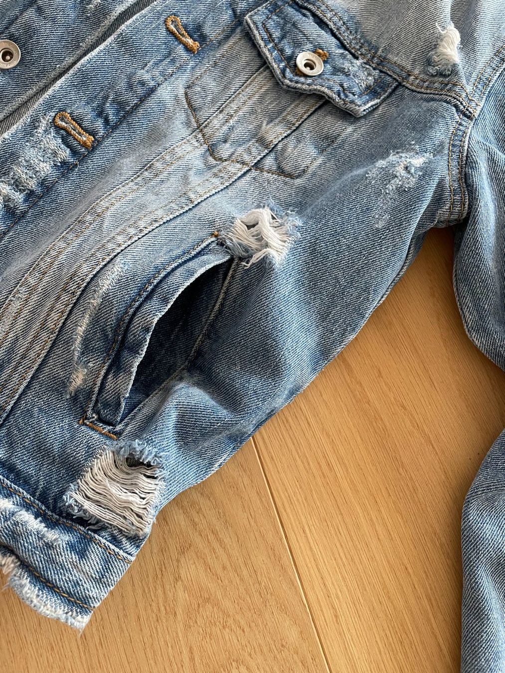 Zara Giacche: Jeansjacke - blau – Usato da Eschenbach LU venduto da B.L.R 2