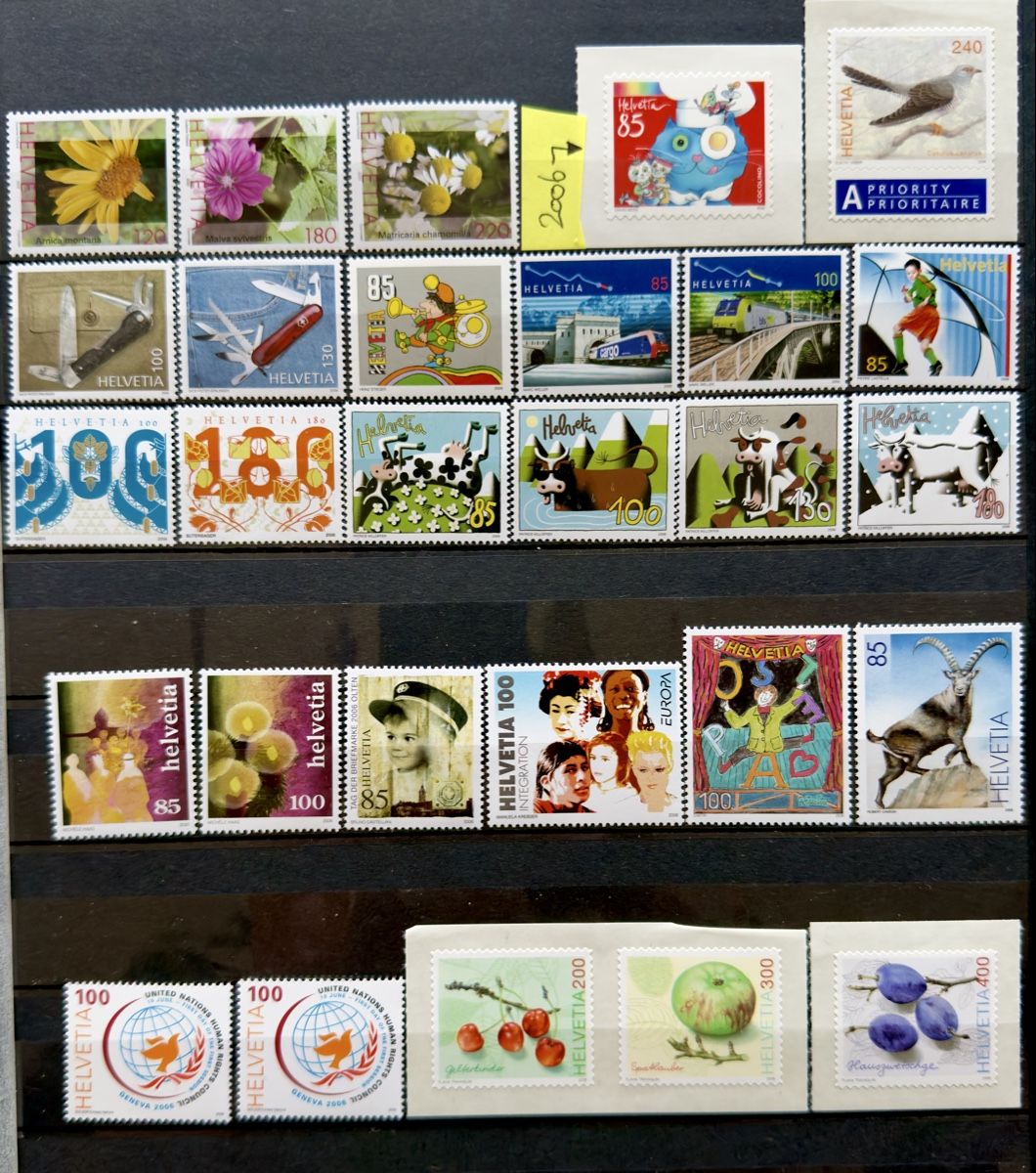 Alle Briefmarken: Frankatur CHF 100.- postfrisch – Neu (gemäss Beschreibung) aus Glattbrugg von Artos67 1