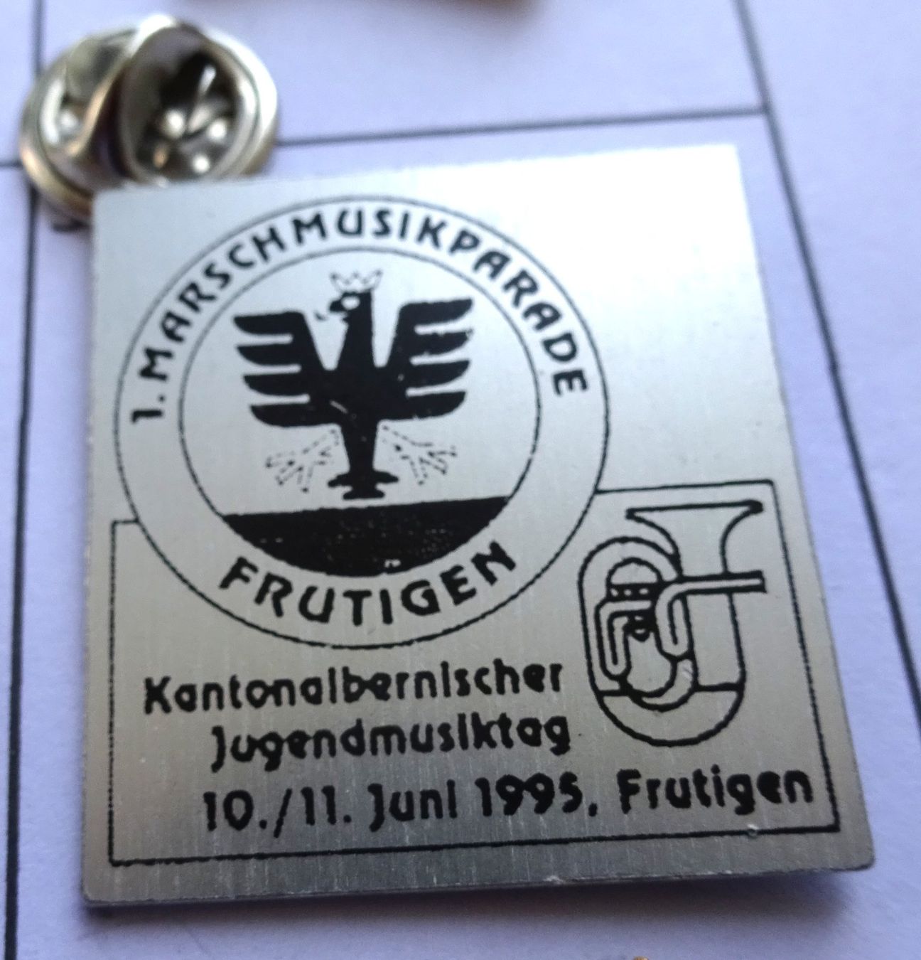 Plaketten & Abzeichen: Pin Marschmusik Parade  Frutigen – Gebraucht aus Utzenstorf von BUtter81
