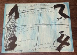 Antoni Tàpies, Lithograph