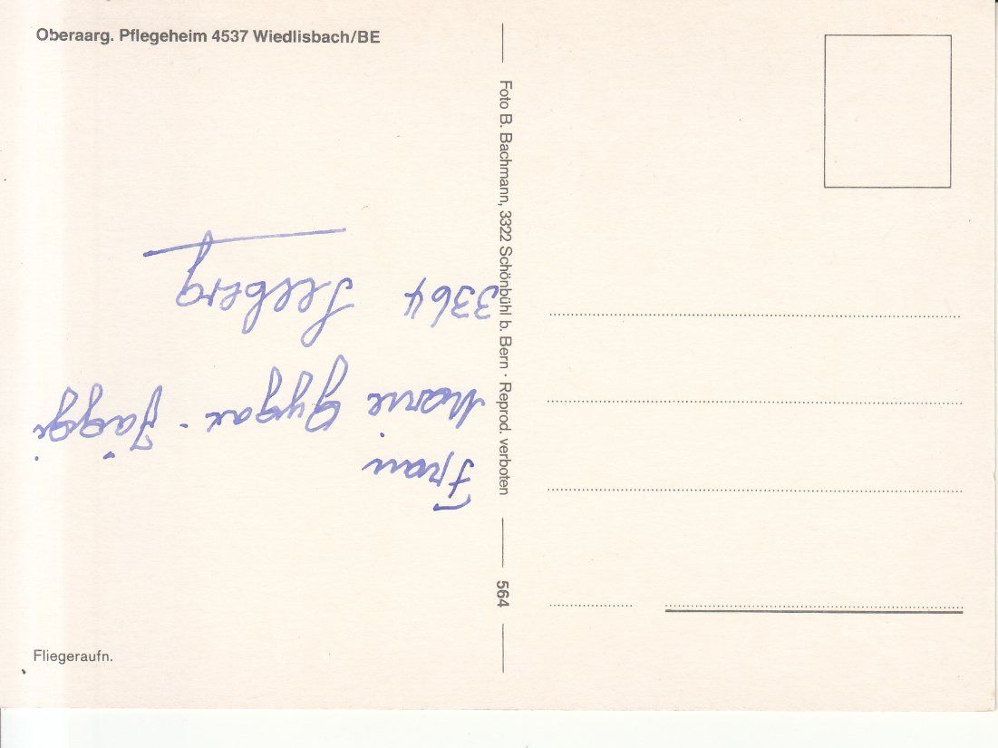 Ansichtskarten: Wiedlisbach ca. 1970 – Gebraucht aus Bürglen TG von StampGraf 1