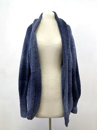 Cardigan | Grösse M/L | Dunkel und Hellblau