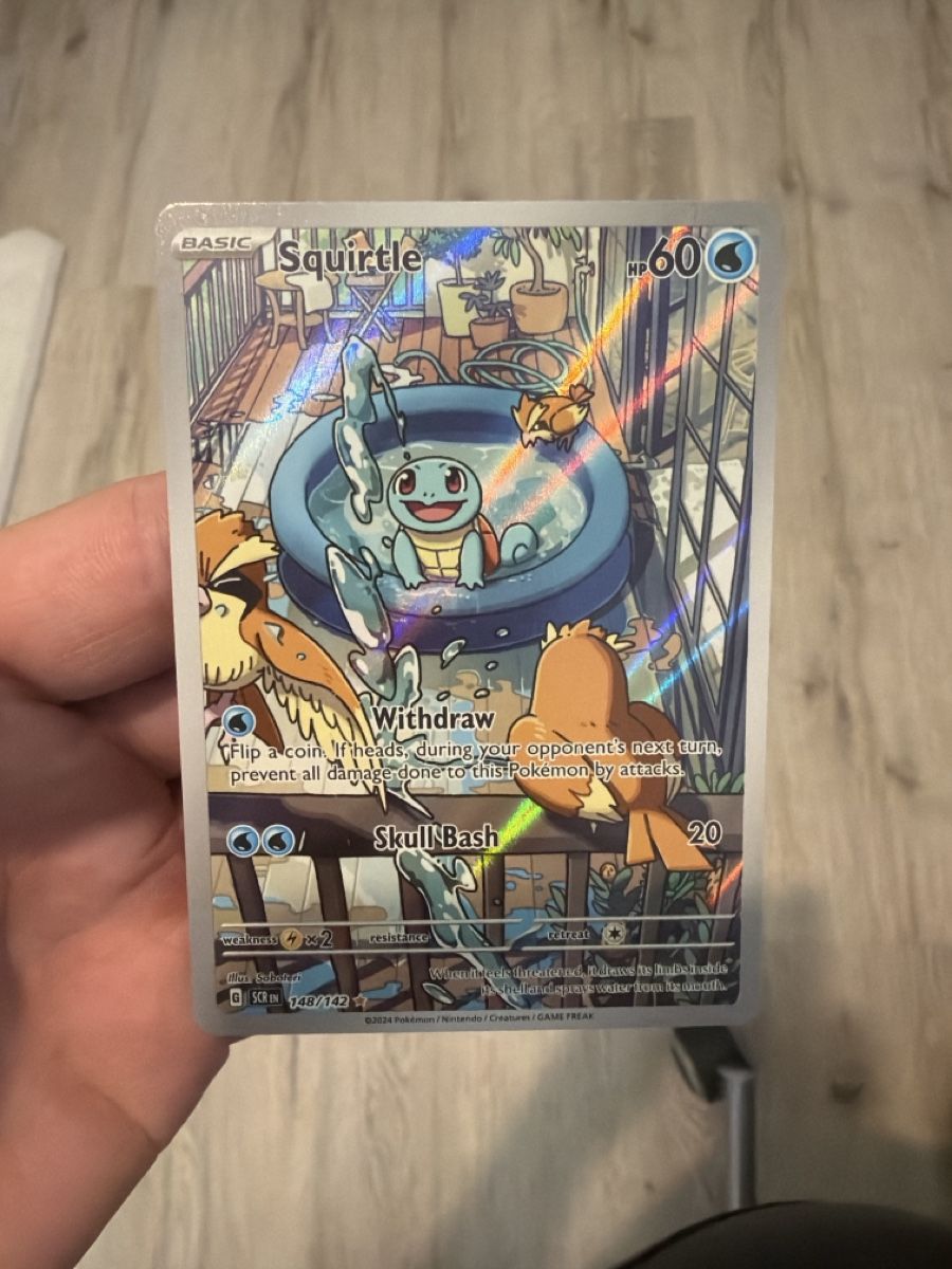Pokémon Sammelbilder & Trading cards: Pokemon Squirtle SCR148 EN – Gebraucht aus Bauma von mels97