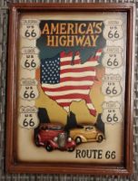 Route 66 Bild, Amerika USA, Retro Wanddeko, Top Zustand!
