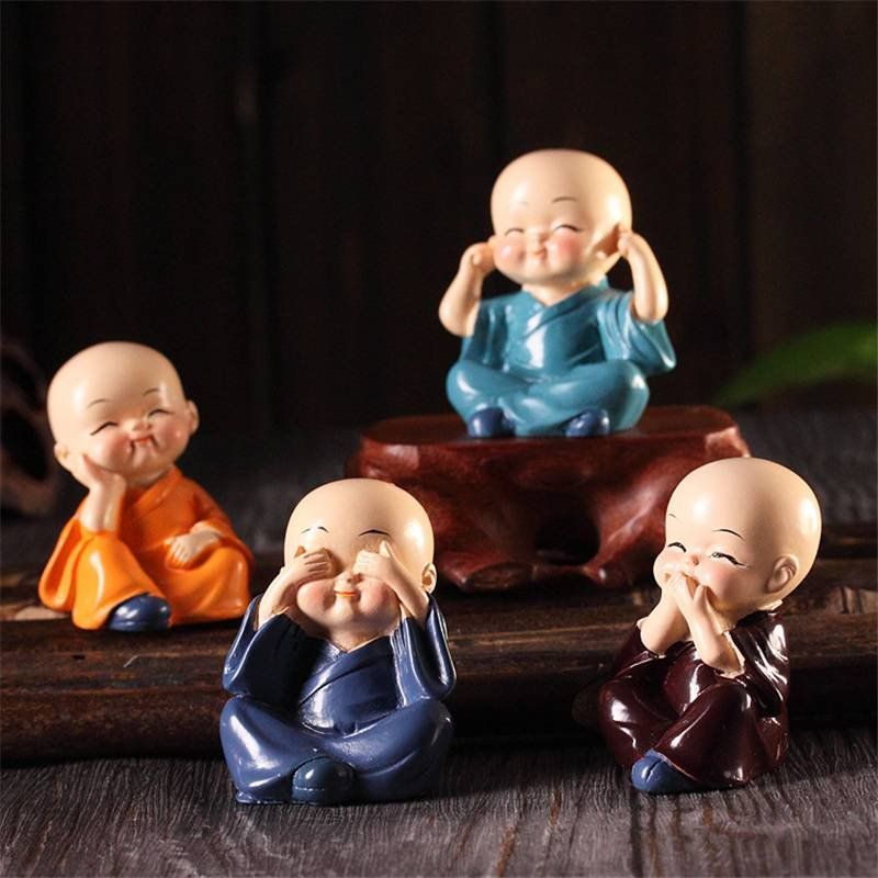 Figuren: 4 kleine Mönche – Neu und originalverpackt aus Diepoldsau von preisparadies-ch 7
