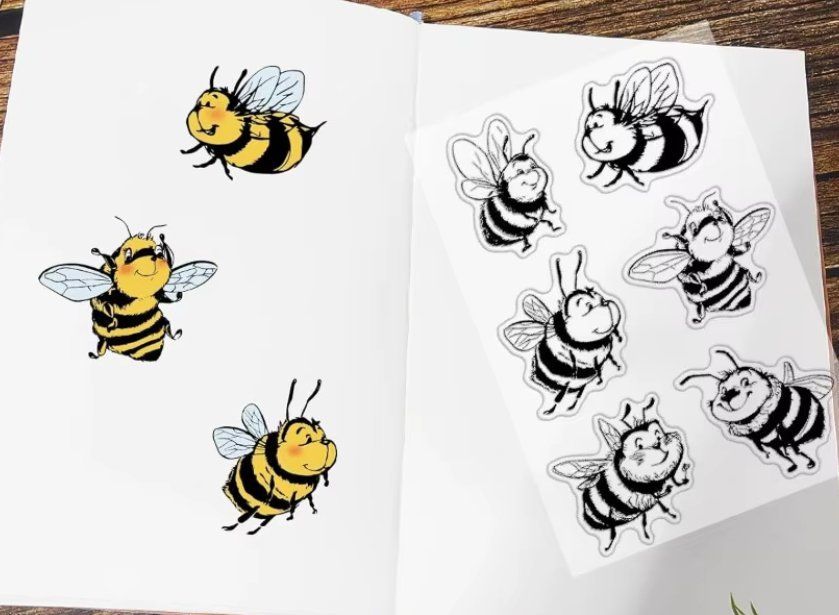 Timbri: Neues Set  Motivstempel Bienen – Nuovo e nell'imballaggio originale da Effretikon venduto da wenuss 4