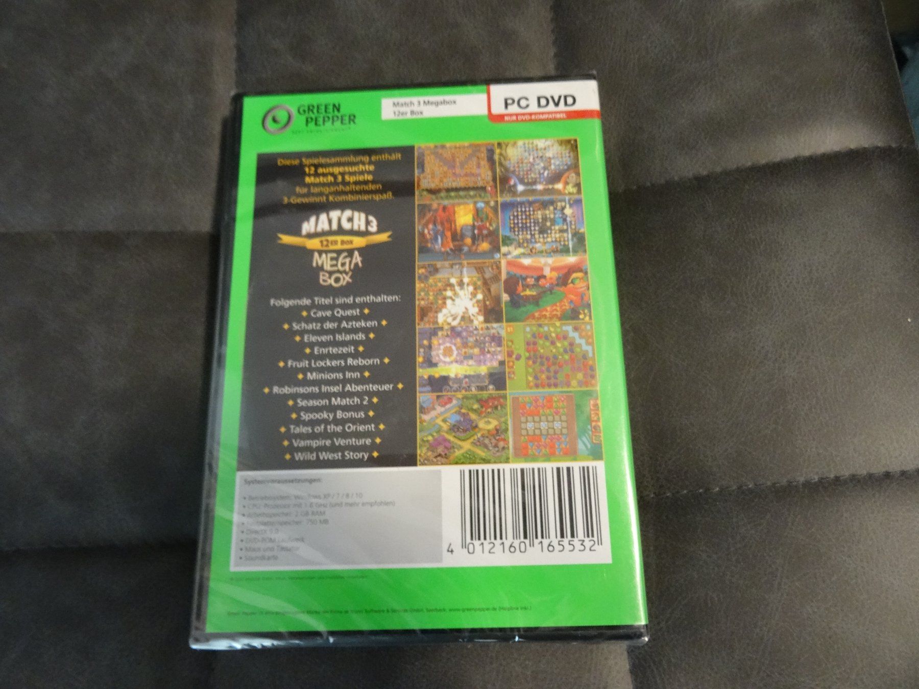 Spiele: Match 3 Megabox 12er Box PC NEUWARE – Neu und originalverpackt aus Olten von Disc-Ausverkauf 1