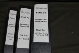 Original Druckvorlage Regl. FUG 93 Werkstatthandbuch