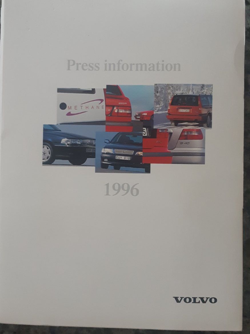 Volvo Documenti: Volvo  Press Information 1996 – Usato da Muri b. Bern venduto da Bernik