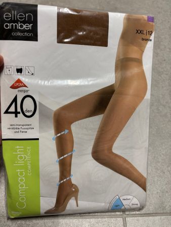 Collants Ellen Amber taille XXL neu compact light bronze