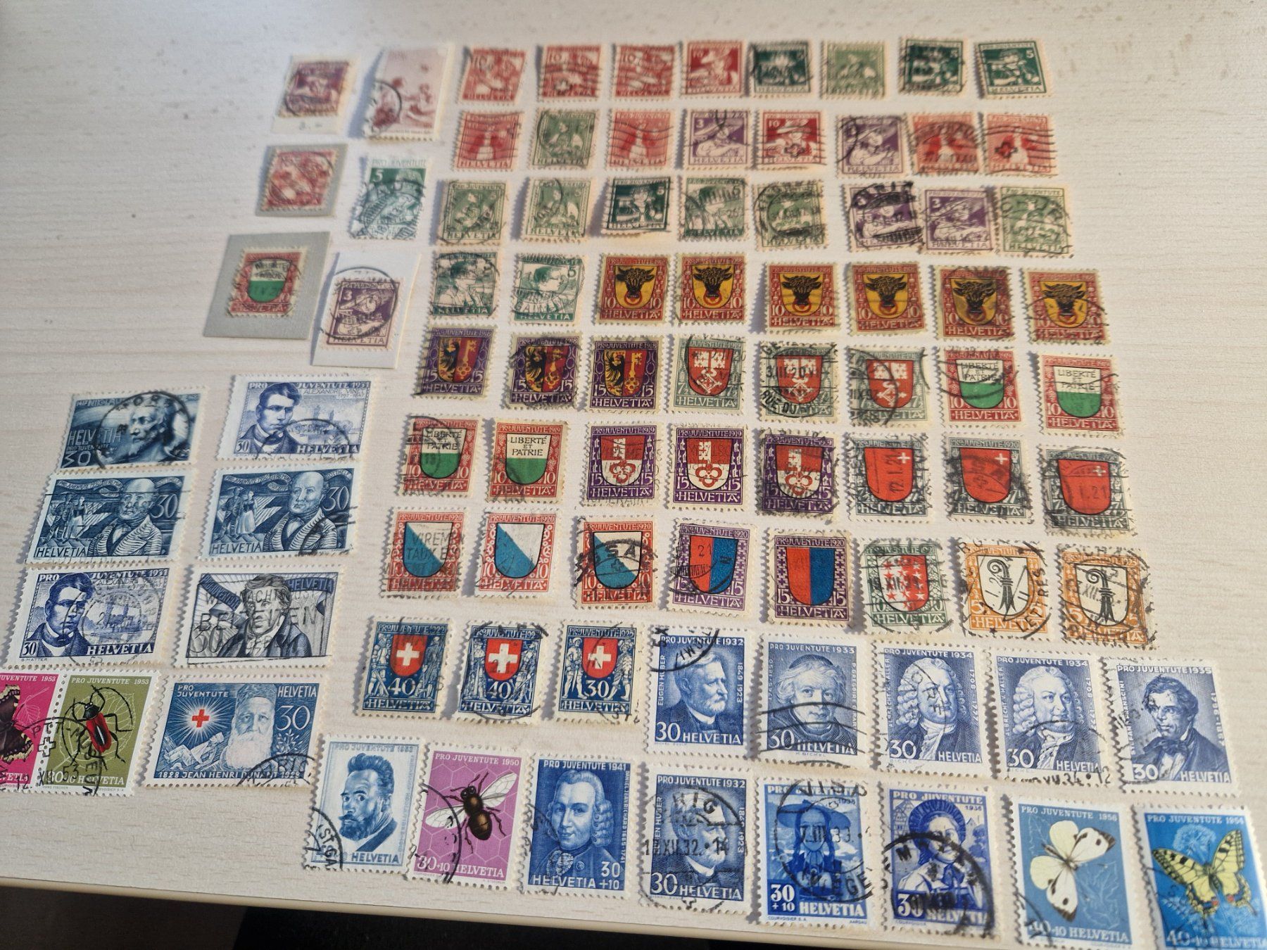 Tutti i francobolli: Posten PJ. Kat ca 2500.-, ab 1.- – Usato da Burgdorf venduto da Glossy01
