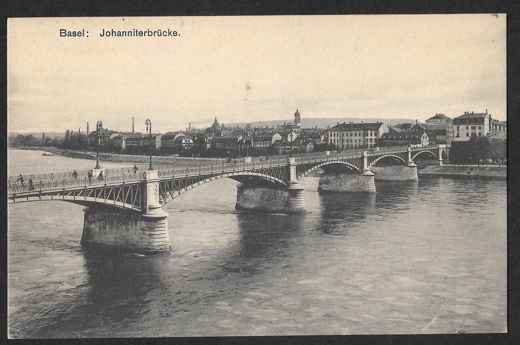 Ansichtskarten: Basel Johanniterbrücke – Gebraucht aus Olten von clotaldi