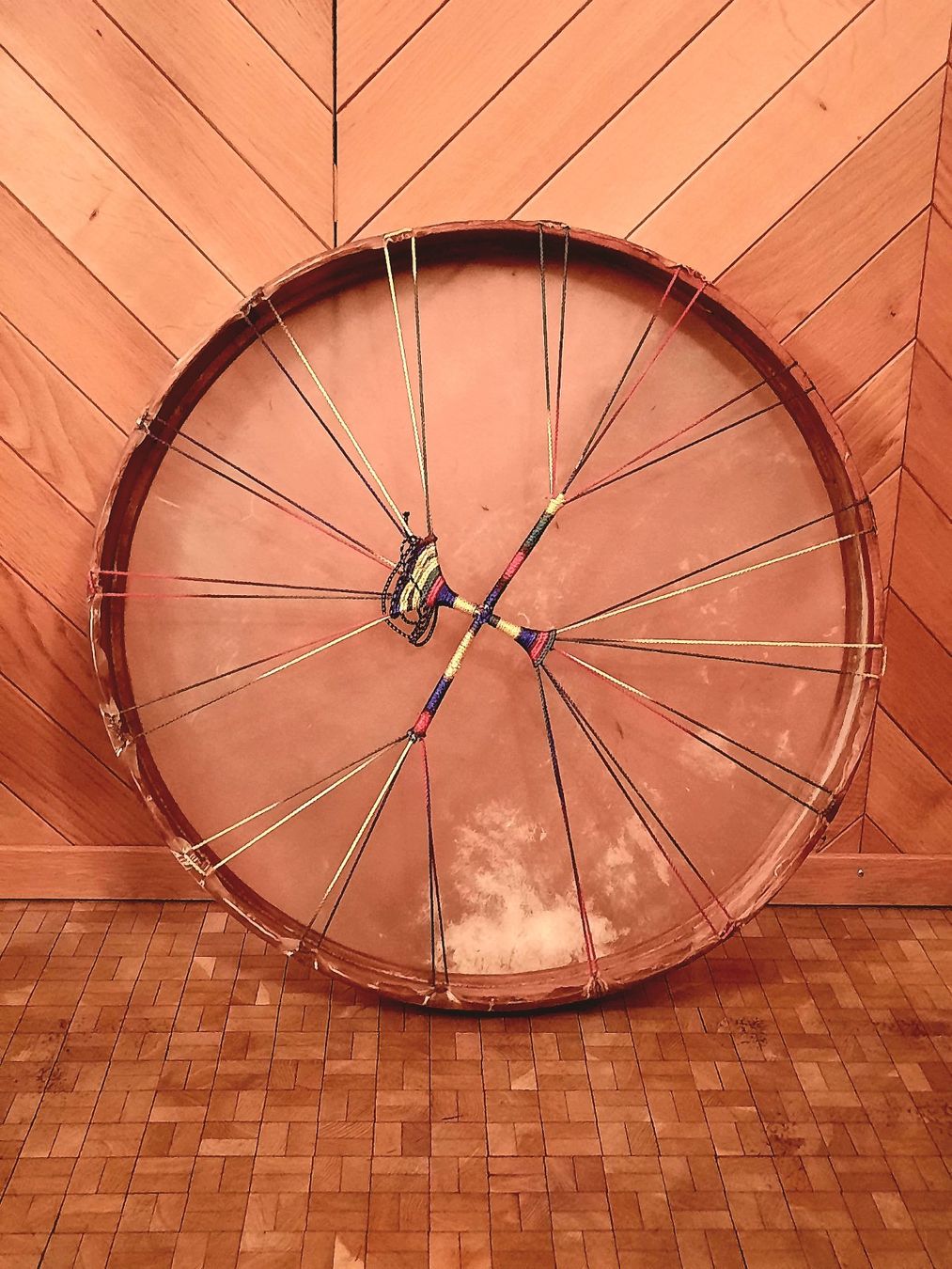 Strumenti musicali: Trommelgong (Donnerwindtrommel) – Usato da Pfäffikon/SZ venduto da felima1 8