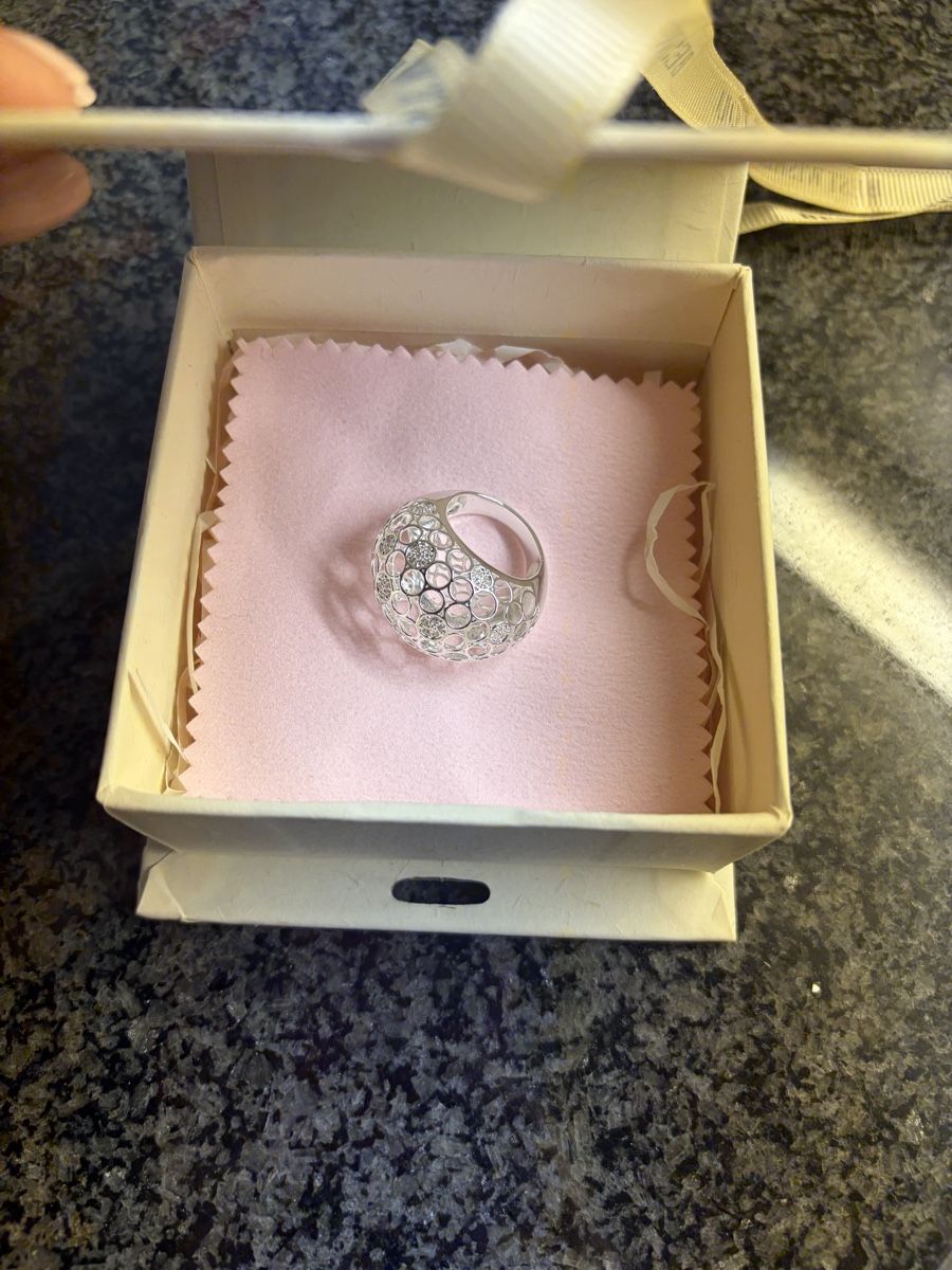 Anelli: Designer Ring Cut out Silber Zirkonia – Nuovo e nell'imballaggio originale da Muttenz venduto da stoeberi01 6