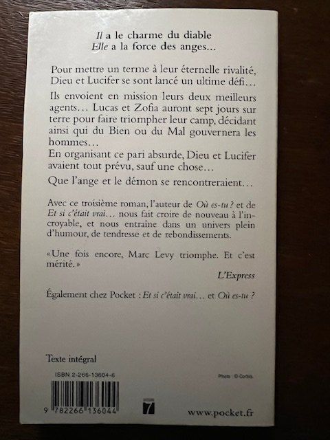 Livres: Roman de Marc Levy – D'occasion à Chambésy par Luna1292 1