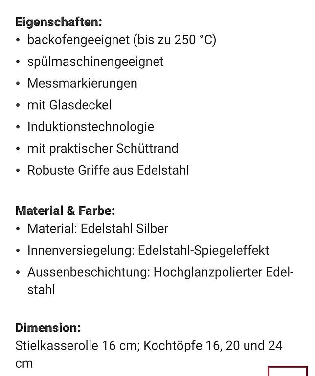 Tefal Pentole: Tefal Topfset Intuition New, 7-teilig – Usato da Horw venduto da Riegel14 1