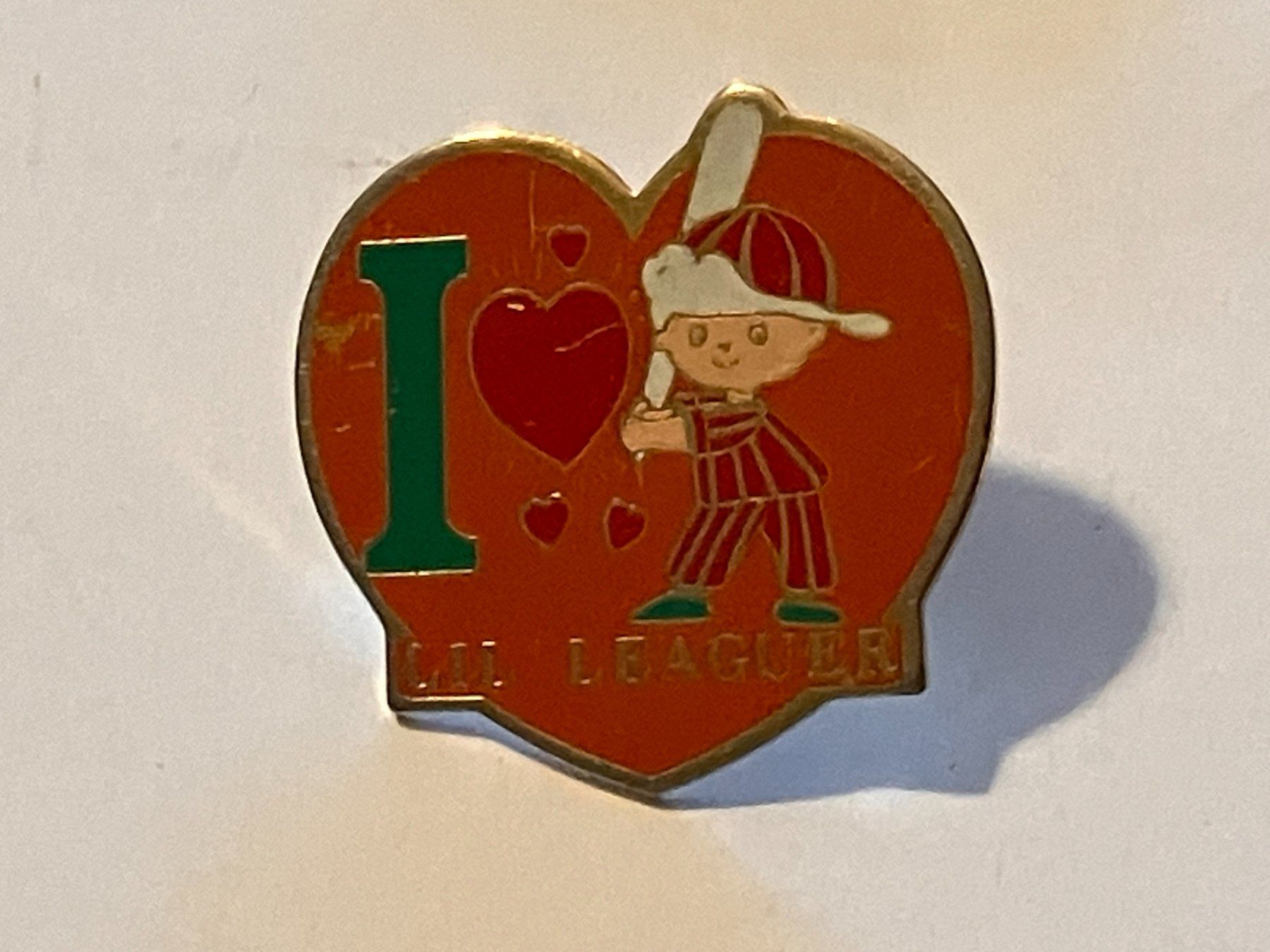 Plaketten & Abzeichen: 1 Pin I love Lu Leaguer – Gebraucht aus Basel von djwwpp