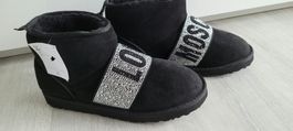 Love Moschino Fell Boots Stiefel Gr. 40 Neu