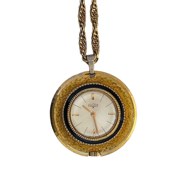 Montre-pendentif Suisse Lucerne Vintage En Aluminium – Mécanique à Remontage Manuel