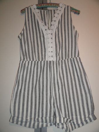 JUMPSUIT, EINTEILER .. 100% LEINEN GR. S ***