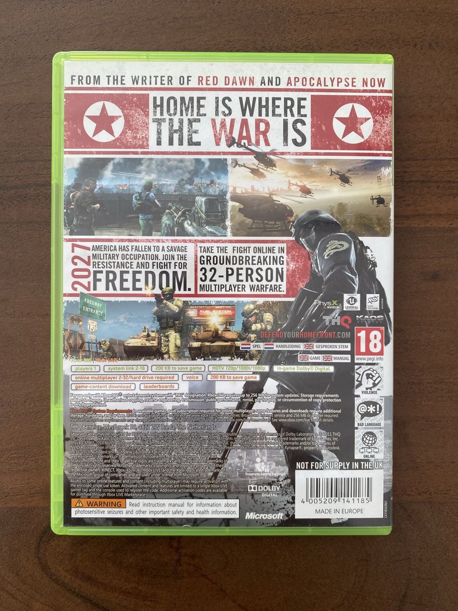 Microsoft Giochi: Homefront für Xbox 360 – Usato da Thunstetten venduto da Virus_33 2