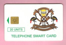 Telefonkarte Uganda 20 Units, ohne Auflagenangabe