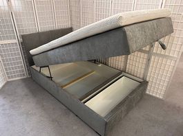 Boxspringbett CONRAD 120 x 200 cm mit Schublade und Stauraum