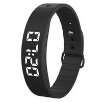 Schwarzes Wecker Armband - Top Zustand, kaum benutzt!