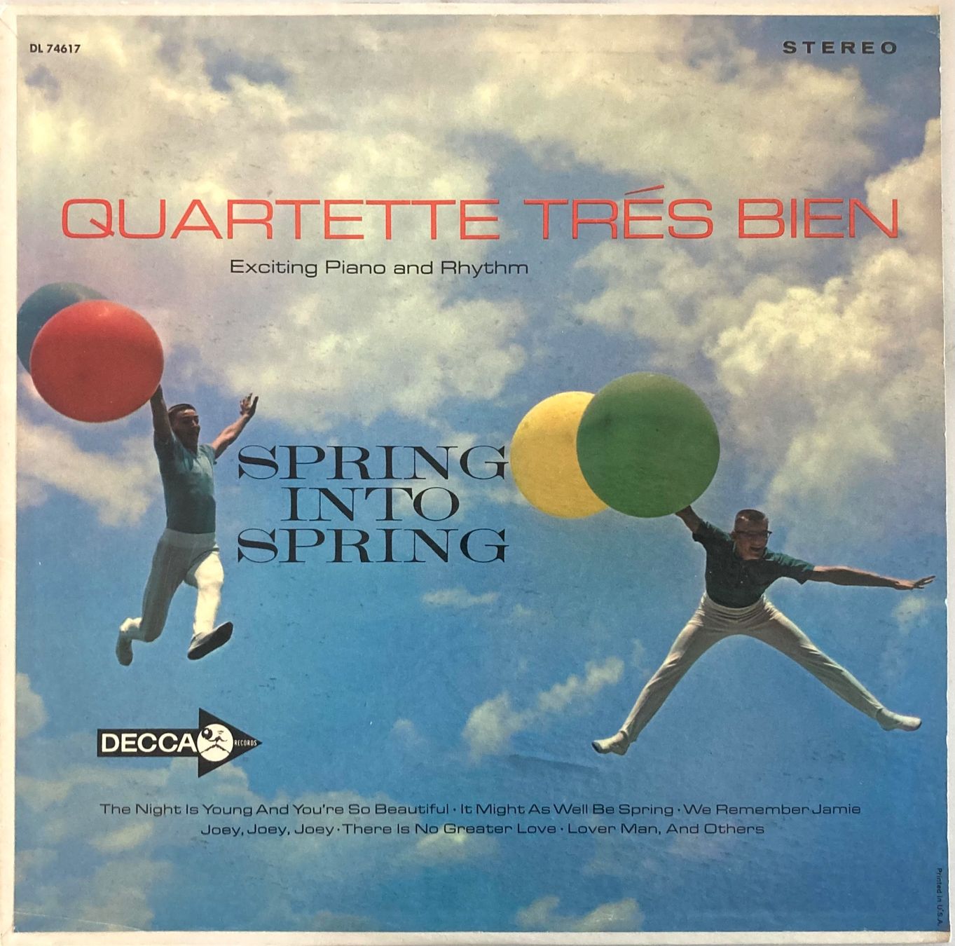 Dischi in vinile: QUARTETTE TRÉS BIEN - SPRING INTO SPRING – Usato da Poliez-Pittet venduto da Newtown-Records