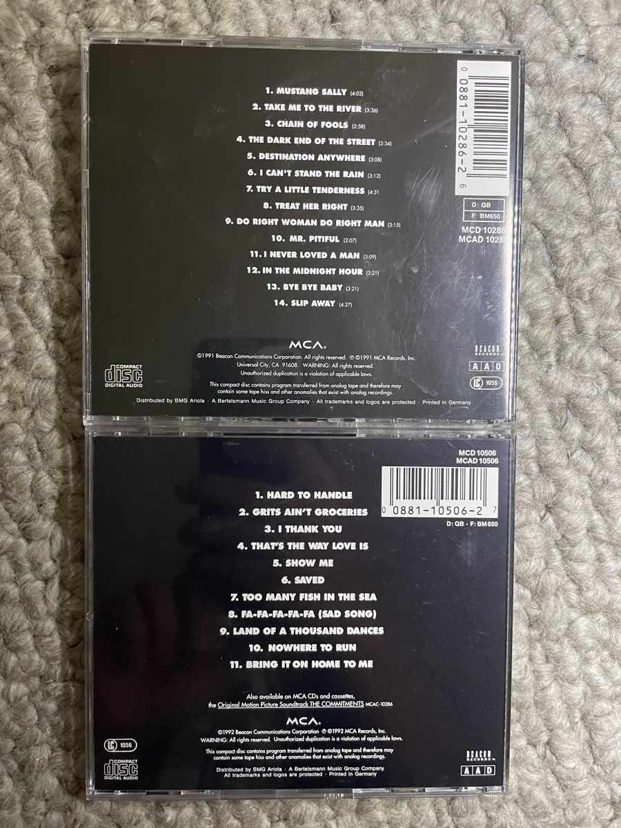 CDs: 2x The Commitments (Vol.1+2) – Gebraucht aus Reinach AG von trigger7811 1