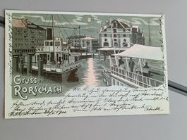 Litho PK / Gruss aus Rorschach - Gelaufen 1900