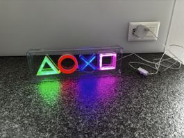 PlayStation Neon Light LED-Leuchte -  29,8 cm neu