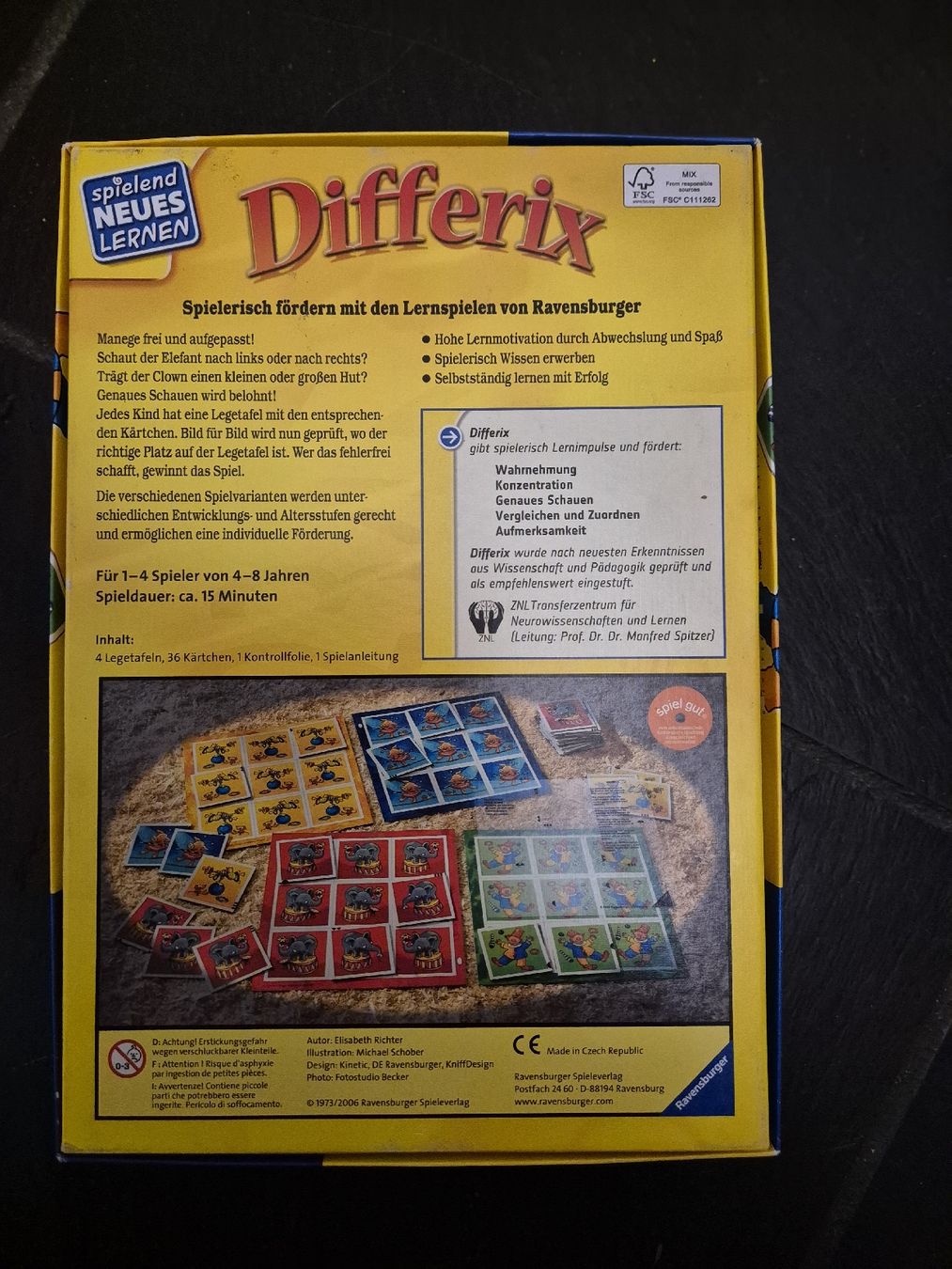 Ravensburger Giochi: Ravensburger Differix - Konzentrationsspiel für Kinder – Usato da Ottenbach venduto da Bonski1 1
