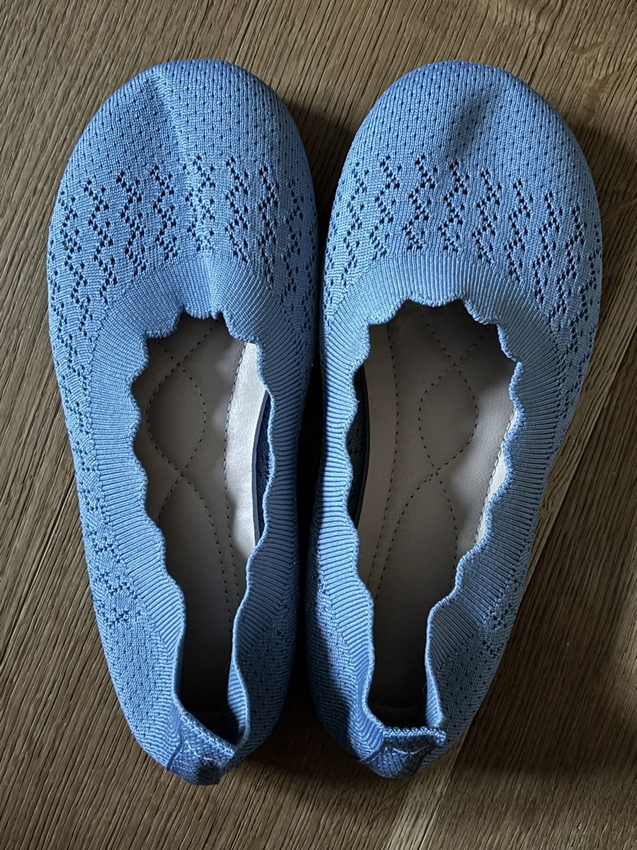 Damenschuhe: Ballerinas Damen hellblau  – Gebraucht aus Würenlos von Ashley24 4