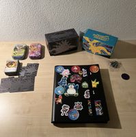 Pokemon Binder gefüllt mit Karten + Zubehör