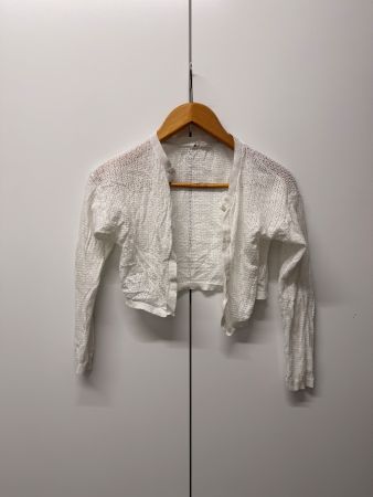 Weisse Strickjacke / Bolero, Gr. EUR 122 / 128 - Sommer!