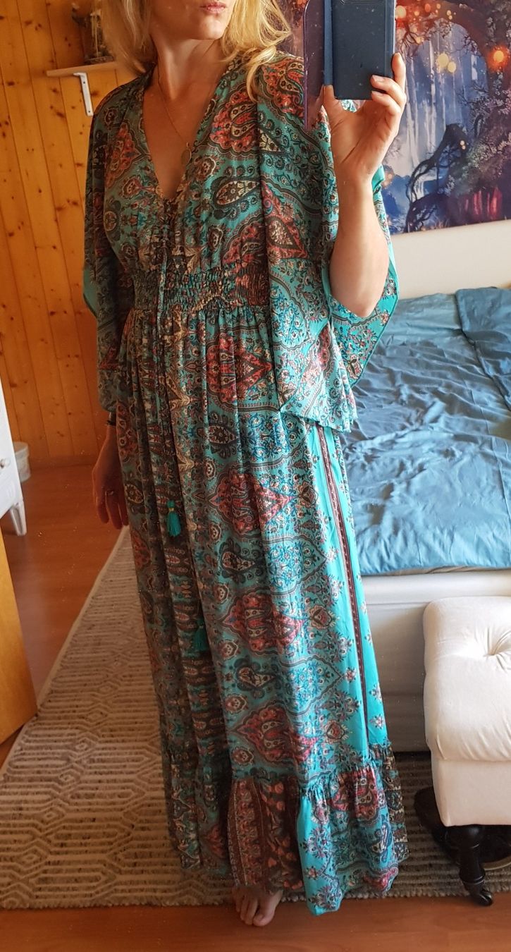 Vestiti: Schönstes Elfen Seidenkleid Boho Gr S- M – Nuovo (secondo la descrizione) da Menznau venduto da Valinor 2