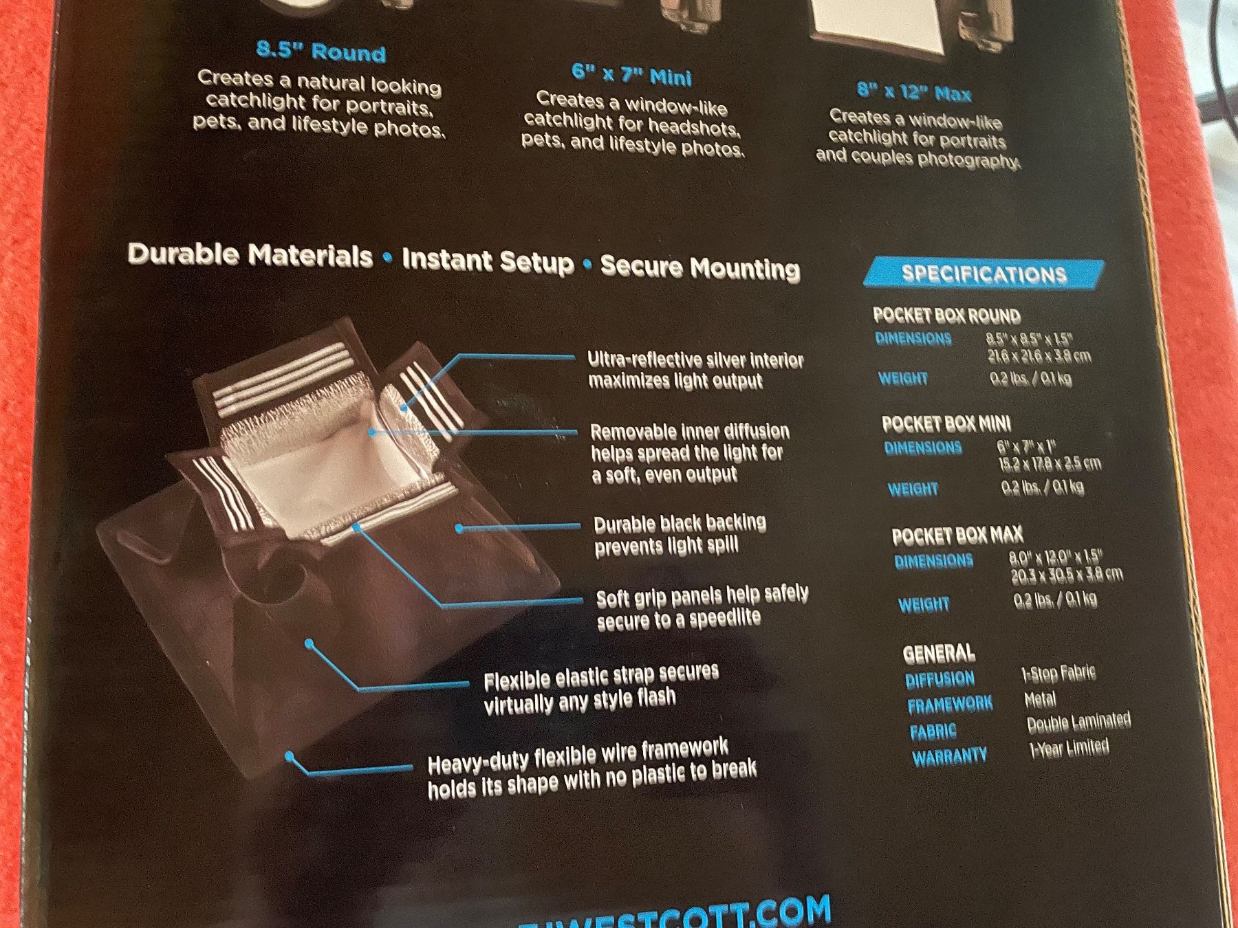 Flash: Westscott Pocket Box Speedlite Softbox Kit für Blitz – Usato da Zürich venduto da Arcana_Fail 1