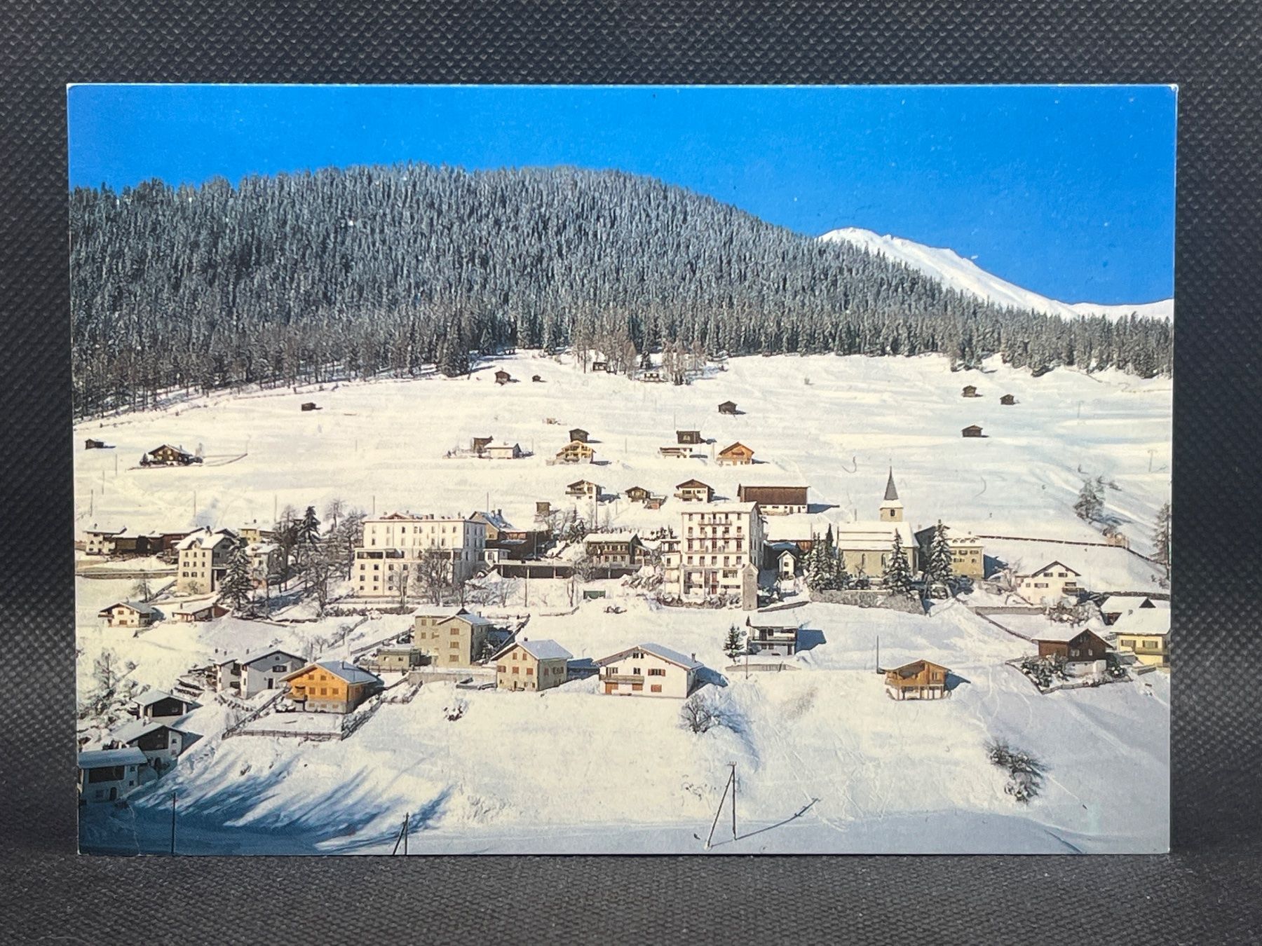Cartoline postali: Wiesen 1450m, Graubünden – Usato da Widnau venduto da Brusi9