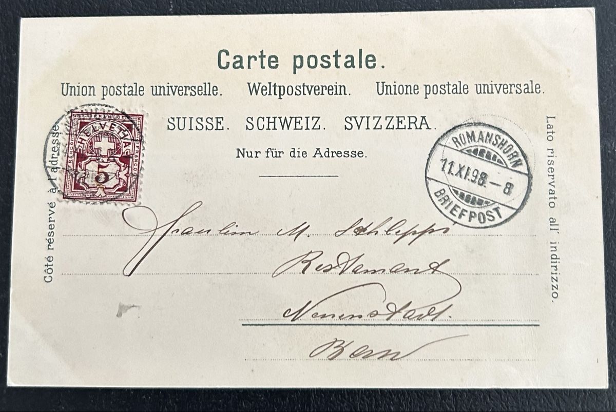 Cartoline postali: Gruss aus Romanshorn Litho  – Usato da Horw venduto da Tellbub 1