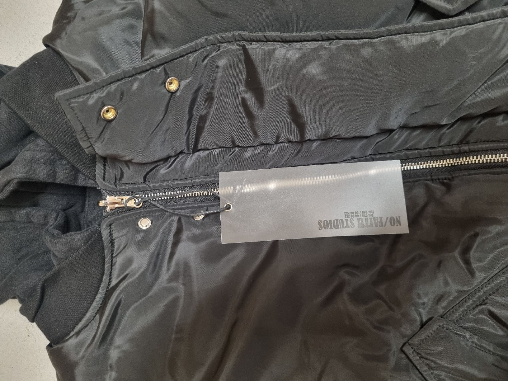 Giacche: NO/FAITH STUDIOS Reversible Bomber Jacket Size XL Black New – Nuovo (secondo la descrizione) da Zürich venduto da dvb_k2cq 4