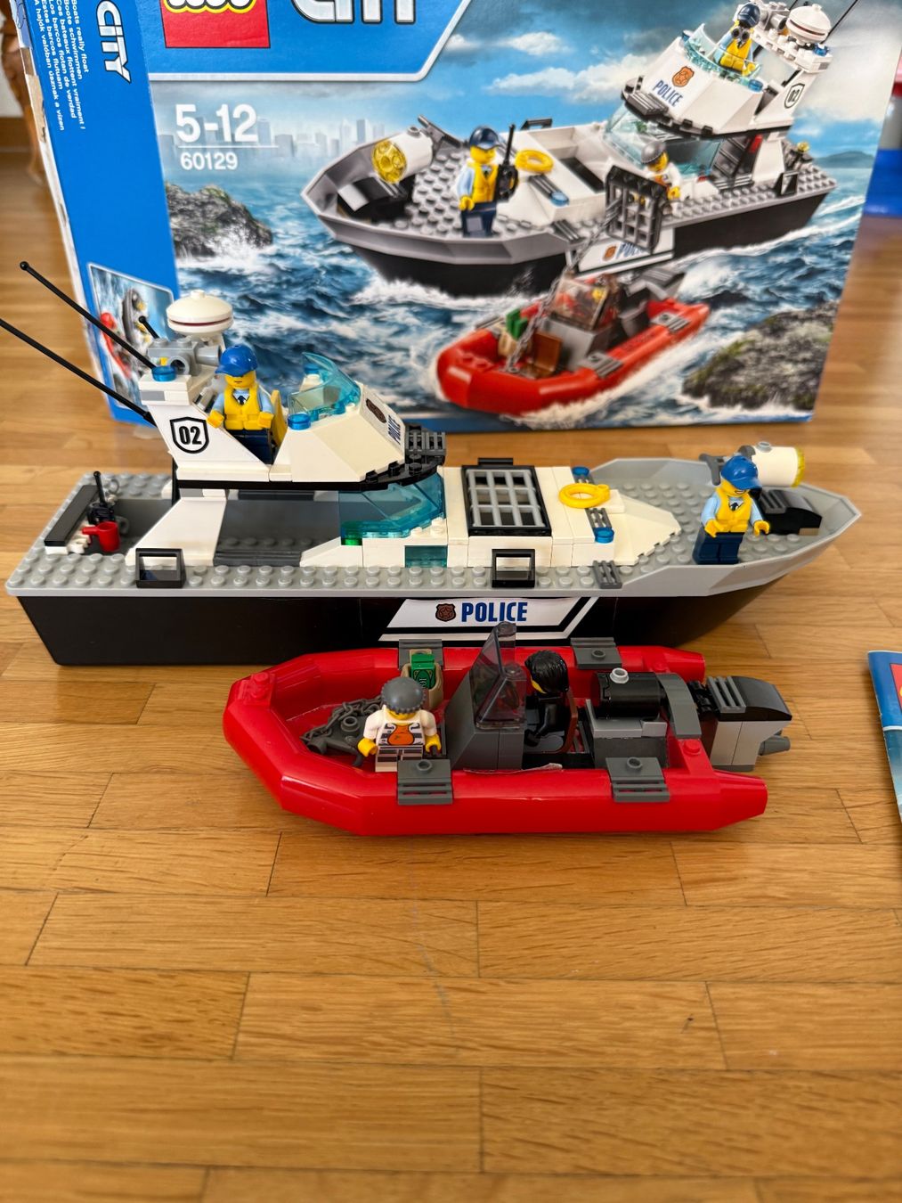 Lego Kit di costruzioni: Lego City 60129 Polizei Schiff Boot – Usato da RIET (NEFTENBACH venduto da SAMUEL110