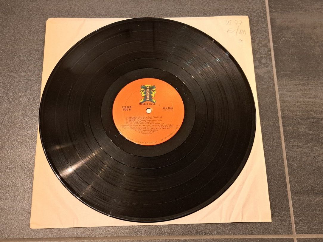 Dischi in vinile: Molkie Cole LP VG/G+ – Usato da Günsberg venduto da Fleder4 5