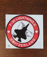 F-35 Lightning - Switzerland Luftwaffe Aufkleber