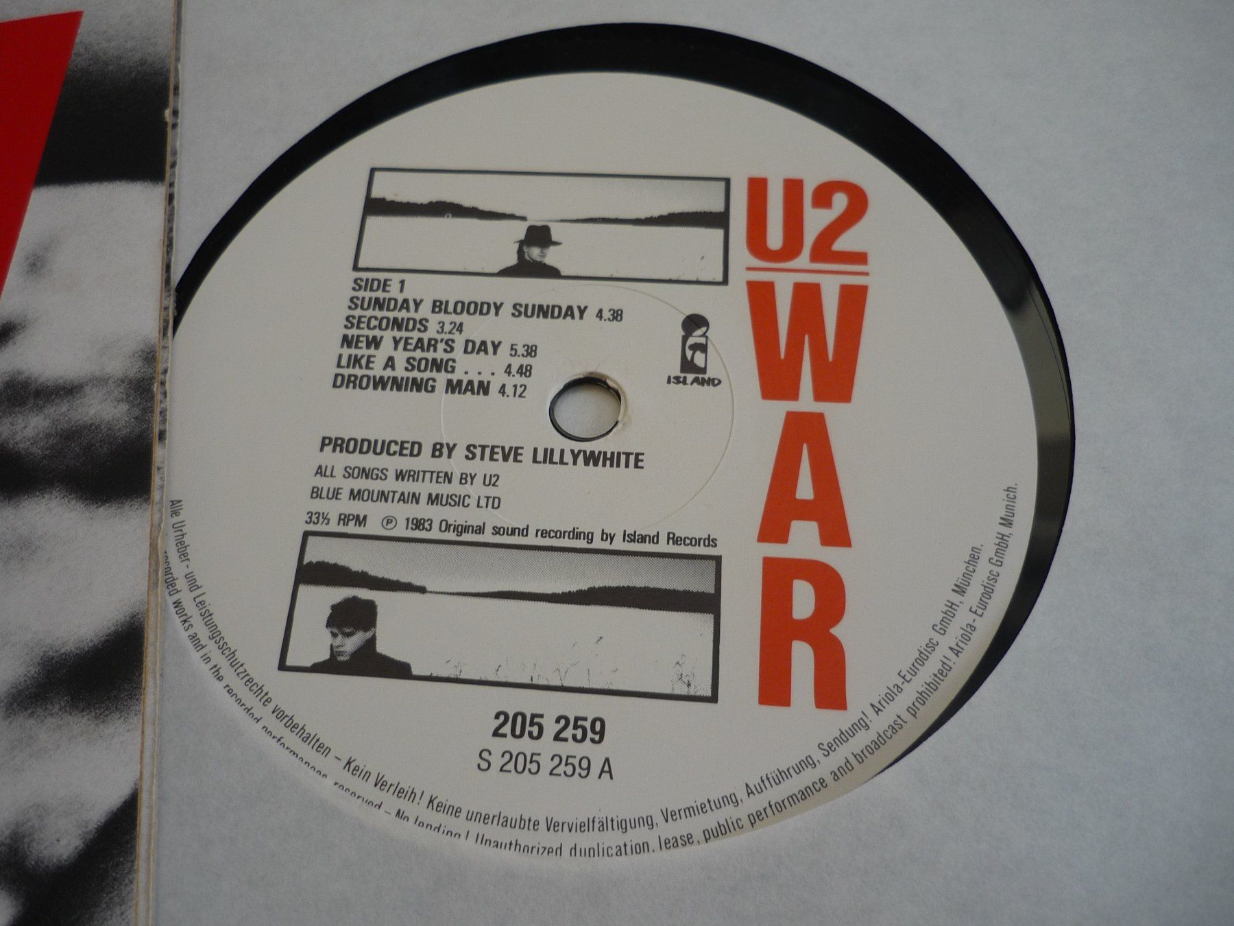 Dischi in vinile: 1x 12" Schallplatte - U2 War – Usato da Beringen venduto da Flatretriever 2