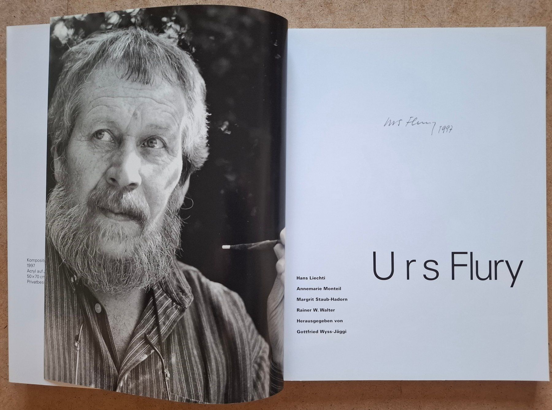 Libri: Urs Flury, Aetingen Buch "Erinnerung .. Mutter" signiert '97 – Usato da Aarburg venduto da Rosen_Rot 2