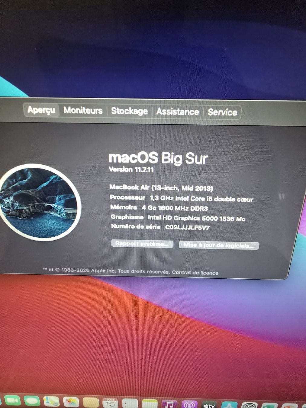 Apple Notebook: MacBook Air i5 | 4Go RAM | SSD 121Go – Usato da Renens VD venduto da MTD2211 7