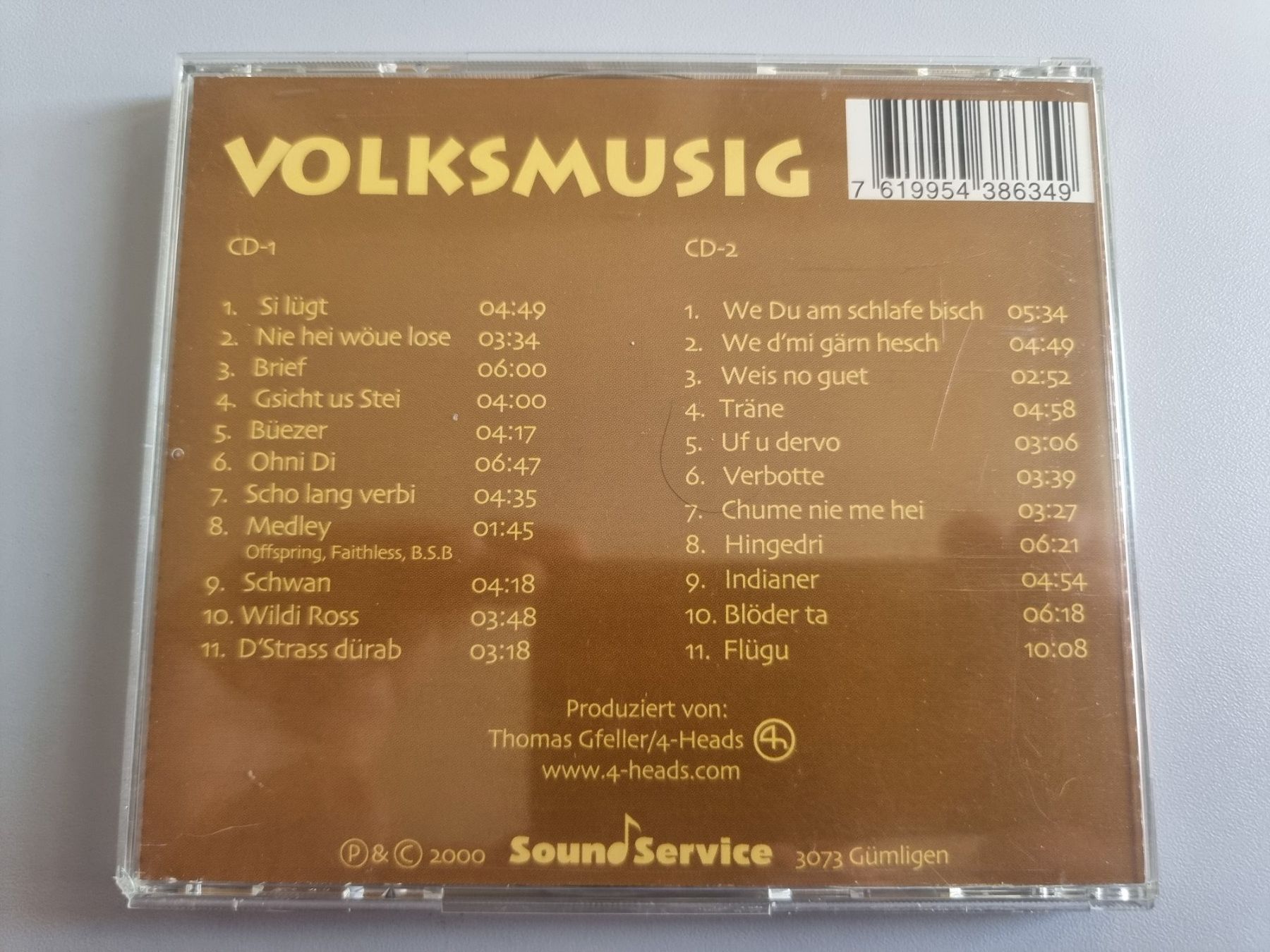 CDs: CD Gölä & Bänd - Volksmusik (2 CDs) – Gebraucht aus Schaffhausen von Kellerrassel 1
